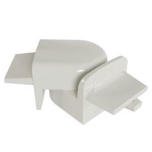 Articulation horizontale BARO Blanc 9016 Brillant