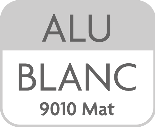 Picto Alu Blanc 9010 Mat