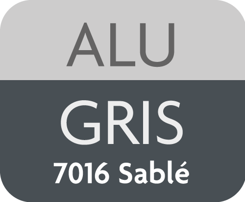Picto Alu Gris 7016 Sablé